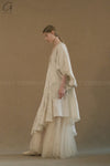 MUTEDANCE V-neck layered dress MD23FW67 PM111